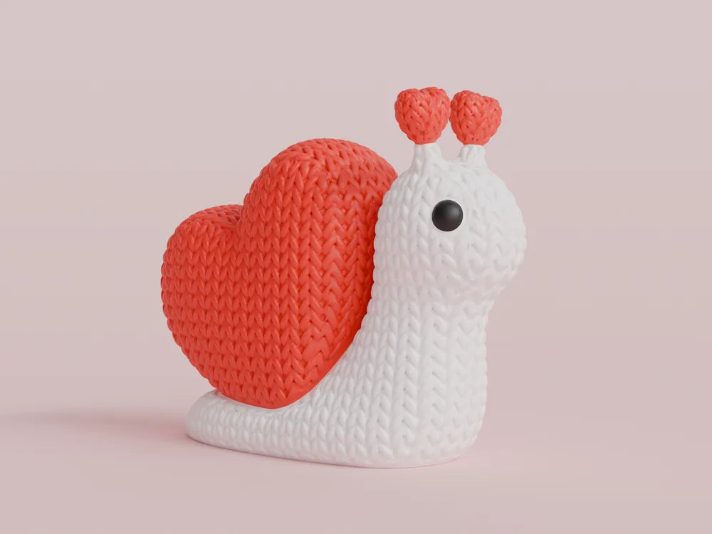 Sandy the Snail With Heart